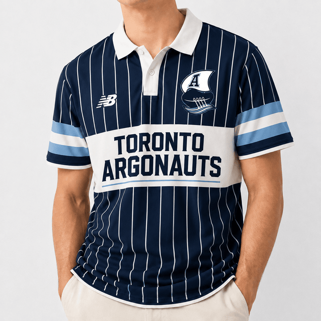[FAN EXCLUSIVE] NEW CUSTOMIZED CFL03 TOR TORONTO ARGONAUTS POLO SHIRT