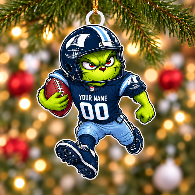 [FAN EXCLUSIVE] NEW CUSTOMIZED CFL03 TOR TORONTO ARGONAUTS CHRISTMAS ACRYLIC ORNAMENT