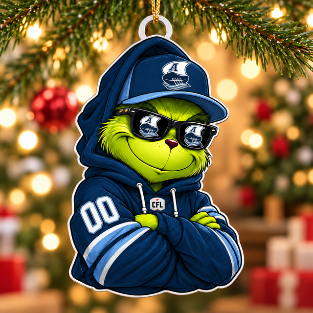 [FAN EXCLUSIVE] NEW CUSTOMIZED CFL03 TOR TORONTO ARGONAUTS CHRISTMAS ACRYLIC ORNAMENT