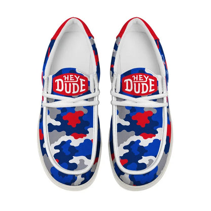 [SPECIAL OFFER] NEW CUSTOMIZED NFL03 BFB BUFFALO BILLS LOAFER SHOES