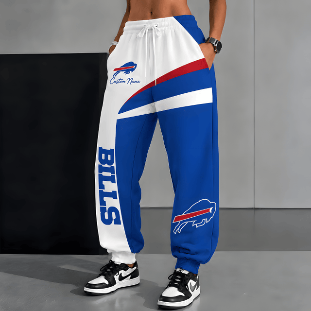 [SPECIAL OFFER] NEW CUSTOMIZED NFL03 BFB BUFFALO BILLS SWEATPANTS
