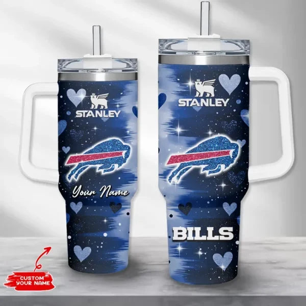 [SPECIAL OFFER] NEW CUSTOMIZED NFL03 BFB BUFFALO BILLS HALLOWEEN  40OZ TUMBLER