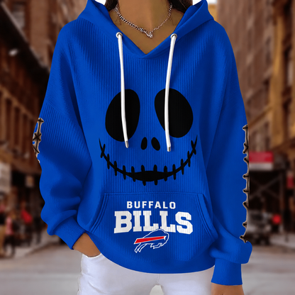 [SPECIAL OFFER] NEW CUSTOMIZED NFL03 BFB BUFFALO BILLS RIBBED HOODIE & SWEATSHIRT