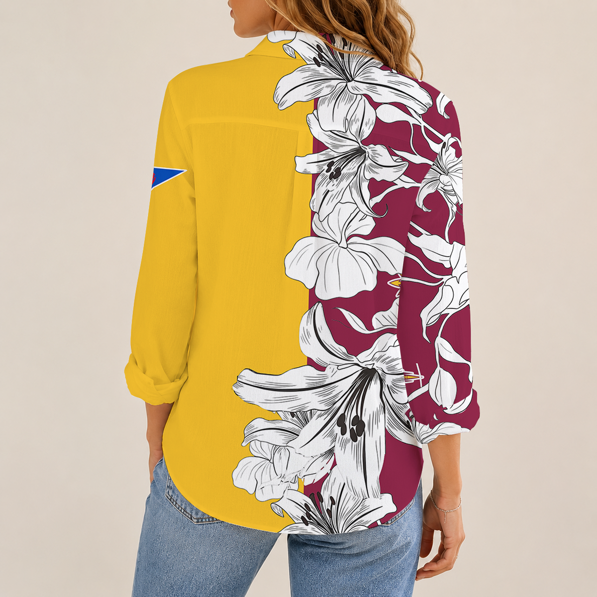 [FAN FAVORITE] NEW CUSTOMIZED NCAA FBS04 ASS ARIZONA STATE SUN DEVILS WOMEN CASUAL SHIRT