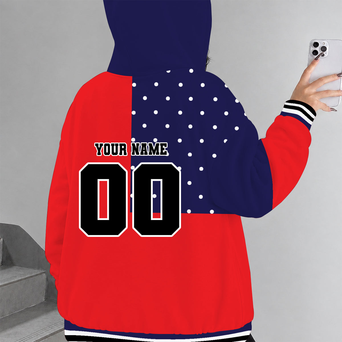 [FAN EXCLUSIVE] NEW CUSTOMIZED MLS04 CCF CHICAGO FIRE FC ZIP HOODIE