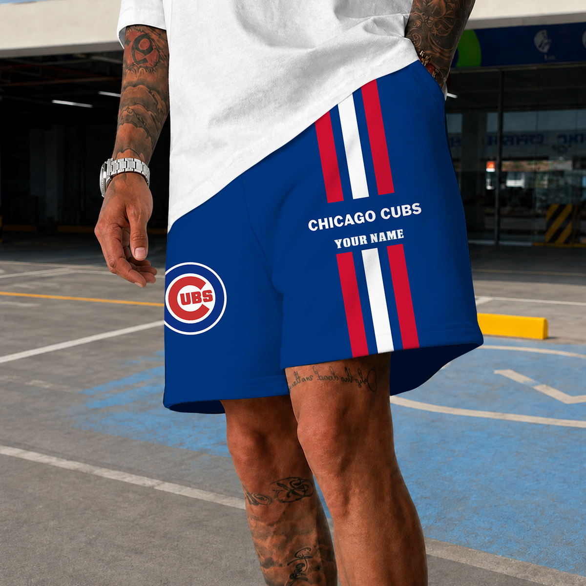[FLASH SALE] NEW PREMIUM MLB04 CCS CHICAGO CUBS SHORT PANTS
