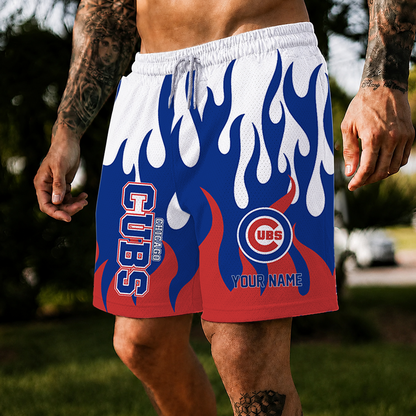 [FLASH SALE] NEW CUSTOMIZED MLB04 CCS CHICAGO CUBS SHORT PANTS