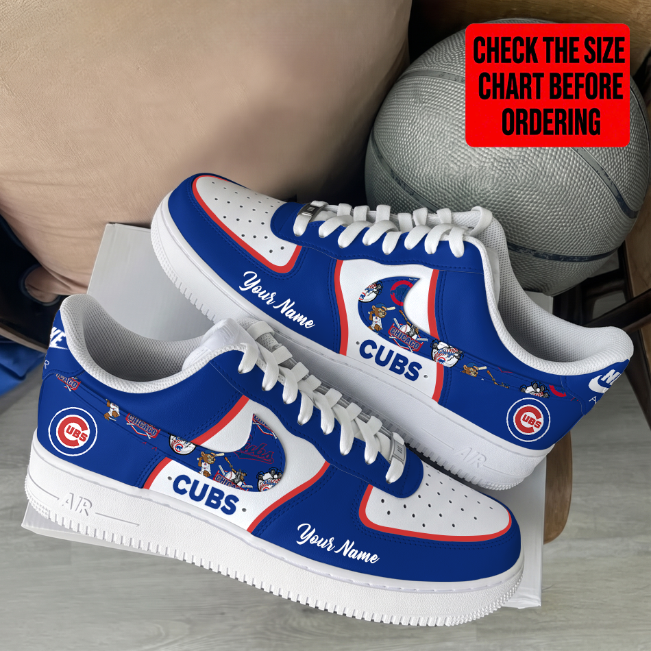 [FLASH SALE] NEW CUSTOMIZED MLB04 CCS CHICAGO CUBS AF1 SHOES