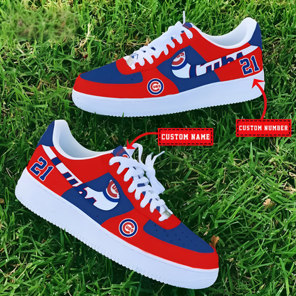 [FLASH SALE] NEW CUSTOMIZED MLB04 CCS CHICAGO CUBS AF1 SHOES