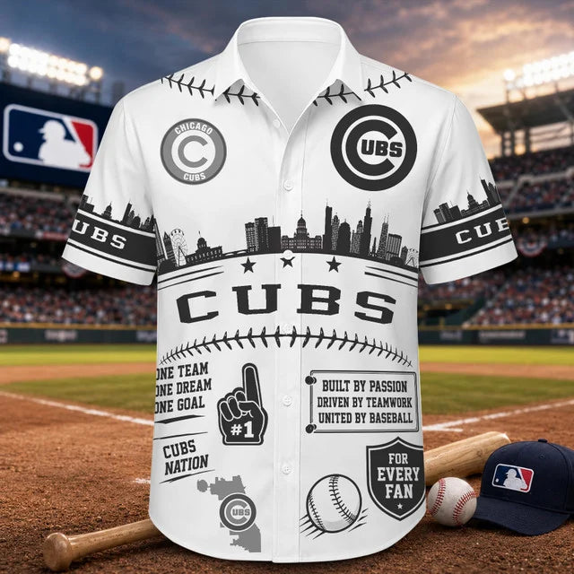 [FLASH SALE] NEW CUSTOMIZED MLB04 CCS CHICAGO CUBS UNISEX HAWAIIAN SHIRT