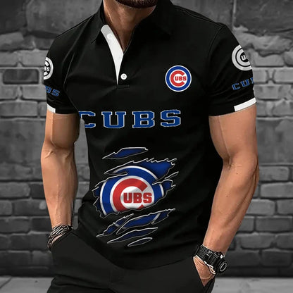 [FLASH SALE] NEW CUSTOMIZED MLB04 CCS CHICAGO CUBS POLO SHIRT