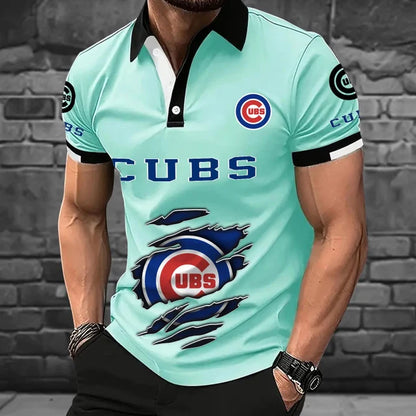 [FLASH SALE] NEW CUSTOMIZED MLB04 CCS CHICAGO CUBS POLO SHIRT
