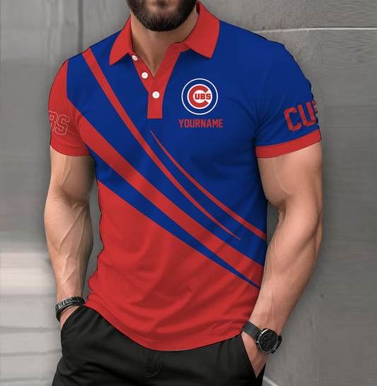 [FLASH SALE] NEW CUSTOMIZED MLB04 CCS CHICAGO CUBS POLO SHIRT