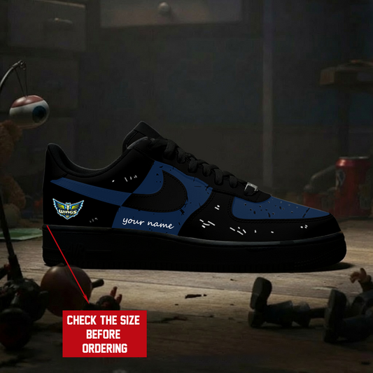 [FAN FAVORITE] NEW CUSTOMIZED WNBA04 DLW DALLAS WINGS AF1 SHOES