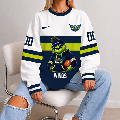 [FAN FAVORITE] NEW CUSTOMIZED WNBA04 DLW DALLAS WINGS UNISEX SWEATSHIRT
