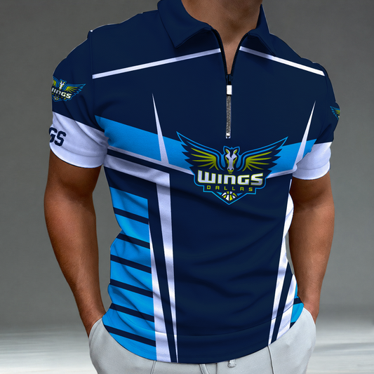 [FAN FAVORITE] NEW CUSTOMIZED WNBA04 DLW DALLAS WINGS POLO SHIRT