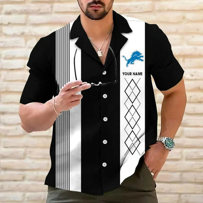 [SPECIAL OFFER] NEW CUSTOMIZED NFL04 DTL DETROIT LIONS HAWAIIAN SHIRT