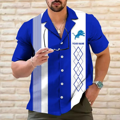 [SPECIAL OFFER] NEW CUSTOMIZED NFL04 DTL DETROIT LIONS HAWAIIAN SHIRT