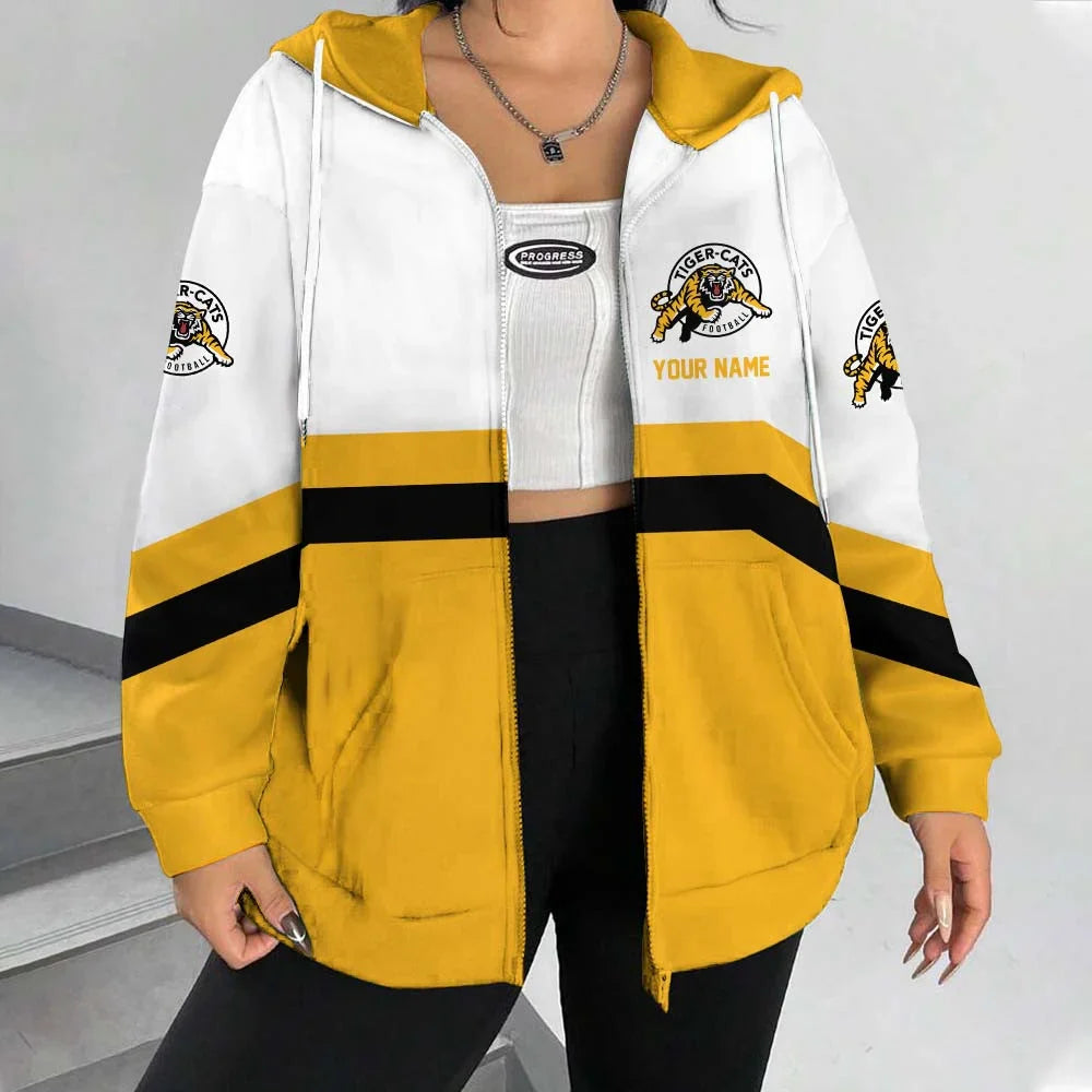 [FAN EXCLUSIVE] NEW CUSTOMIZED CFL04 HAM HAMILTON TIGER-CATS HOODIE & ZIP HOODIE