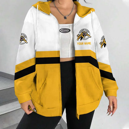 [FAN EXCLUSIVE] NEW CUSTOMIZED CFL04 HAM HAMILTON TIGER-CATS HOODIE & ZIP HOODIE