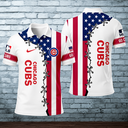 [FLASH SALE] NEW CUSTOMIZED MLB04 CCS CHICAGO CUBS POLO SHIRT
