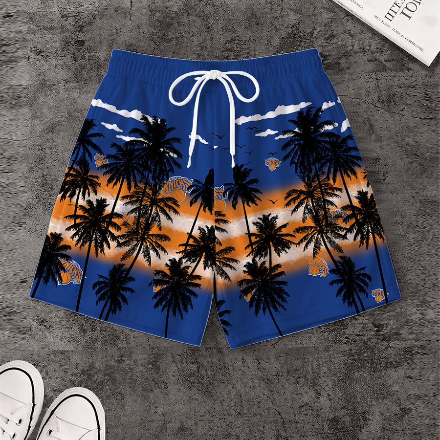 [HOT DEAL] NEW CUSTOMIZED NBA04 NYK NEW YORK KNICKS SHORT PANTS