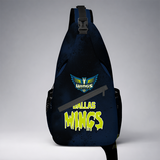 [FAN FAVORITE] NEW CUSTOMIZED WNBA04 DLW DALLAS WINGS SLING BAG