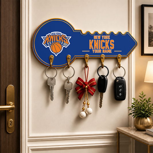 [HOT DEAL] NEW CUSTOMIZED NBA04 NYK NEW YORK KNICKS WALL KEY HOLDER FOR HOME
