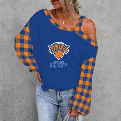[HOT DEAL] NEW CUSTOMIZED NBA04 NYK NEW YORK KNICKS DROP SHOULDER SWEATSHIRT