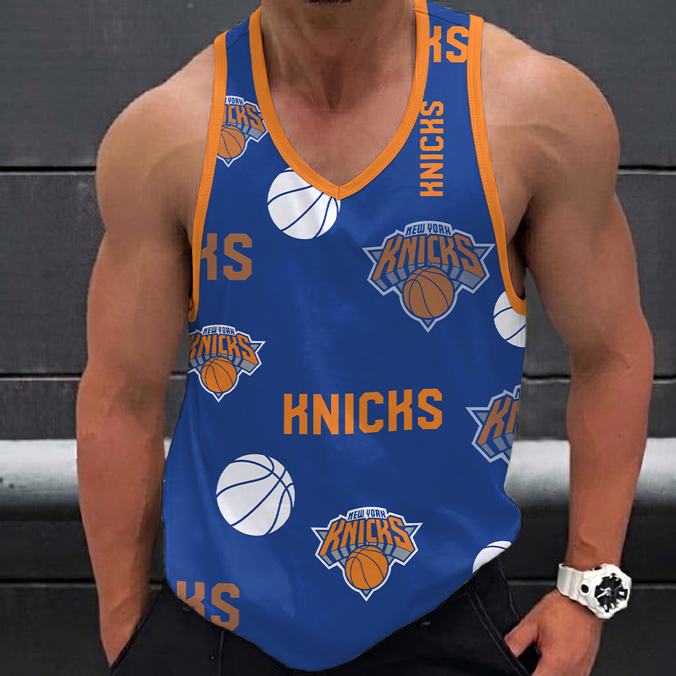 [HOT DEAL] NEW CUSTOMIZED NBA04 NYK NEW YORK KNICKS UNISEX TANK TOP