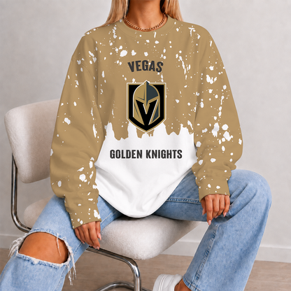 [SUPER SALE] NEW CUSTOMIZED NHL04 VGK VEGAS GOLDEN KNIGHTS UNISEX SWEATSHIRT