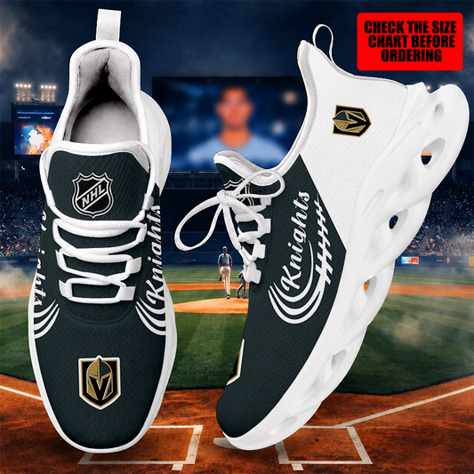 [SUPER SALE ] NEW CUSTOMIZED NHL04 VGK VEGAS GOLDEN KNIGHTS MAX SOUL SHOES