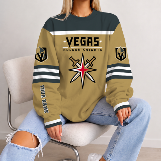 [SUPER SALE] NEW CUSTOMIZED NHL04 VGK VEGAS GOLDEN KNIGHTS UNISEX SWEATSHIRT
