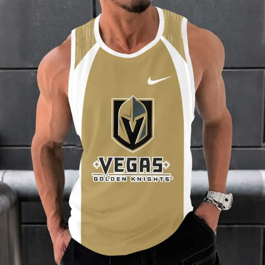 [SUPER SALE] NEW CUSTOMIZED NHL04 VGK VEGAS GOLDEN KNIGHTS UNISEX TANK TOP