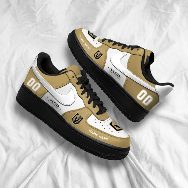 [SUPER SALE] NEW CUSTOMIZED NHL04 VGK VEGAS GOLDEN KNIGHTS AF1 SHOES