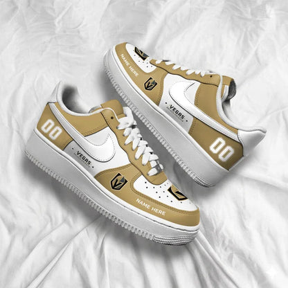[SUPER SALE] NEW CUSTOMIZED NHL04 VGK VEGAS GOLDEN KNIGHTS AF1 SHOES