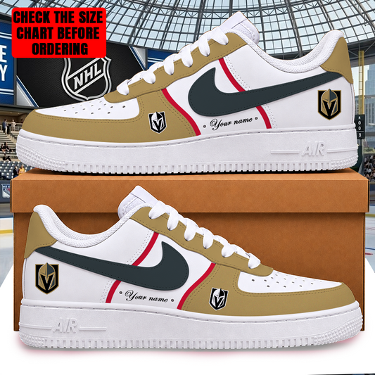 [SUPER SALE] NEW CUSTOMIZED NHL04 VGK VEGAS GOLDEN KNIGHTS AF1 SHOES