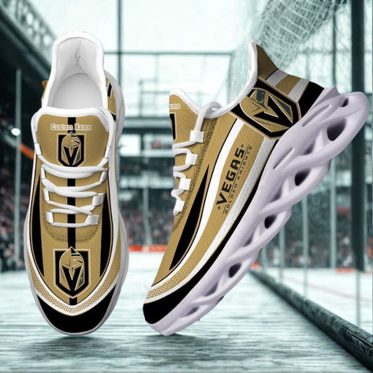 [SUPER SALE ] NEW CUSTOMIZED NHL04 VGK VEGAS GOLDEN KNIGHTS MAX SOUL SHOES