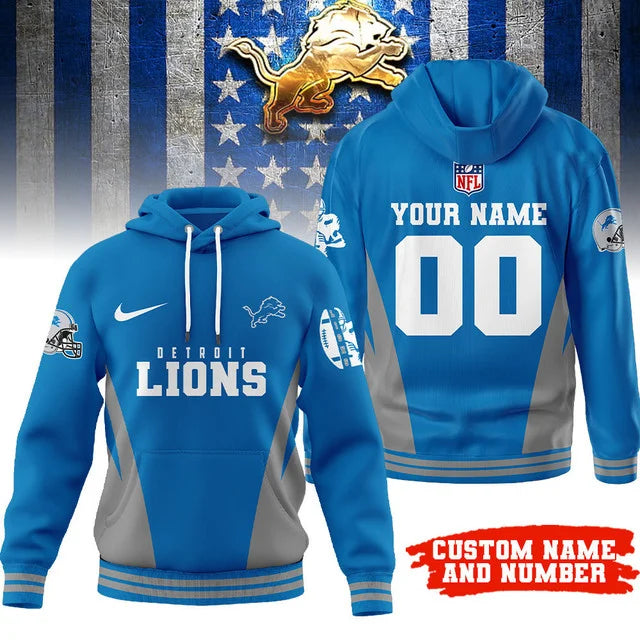 [SPECIAL OFFER] NEW CUSTOMIZED NFL04 DTL DETROIT LIONS T-SHIRT, HOODIE, ZIP HOODIE