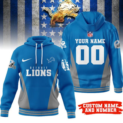 [SPECIAL OFFER] NEW CUSTOMIZED NFL04 DTL DETROIT LIONS T-SHIRT, HOODIE, ZIP HOODIE