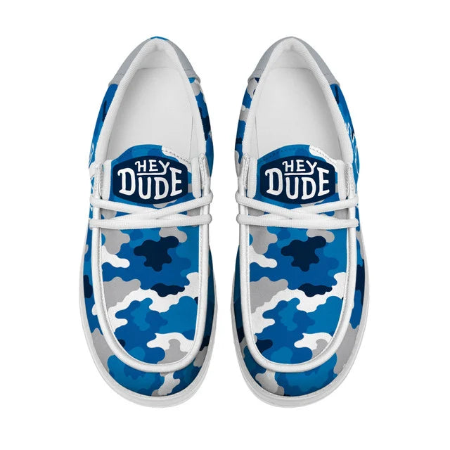 [SPECIAL OFFER] NEW CUSTOMIZED NFL04 DTL DETROIT LIONS LOAFER SHOES