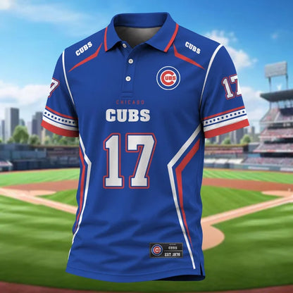 [FLASH SALE] NEW CUSTOMIZED MLB04 CCS CHICAGO CUBS POLO SHIRT