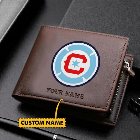 POPULAR NOW - NEW CUSTOMIZED MLS04 CCF CCG FIRE FC LEATHER WALLET