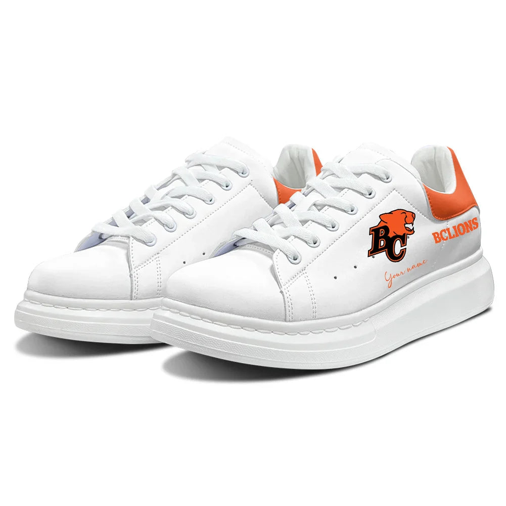[FAN EXCLUSIVE] NEW CUSTOMIZED CFL05 BCL BC LIONS MCQUEEN SHOES