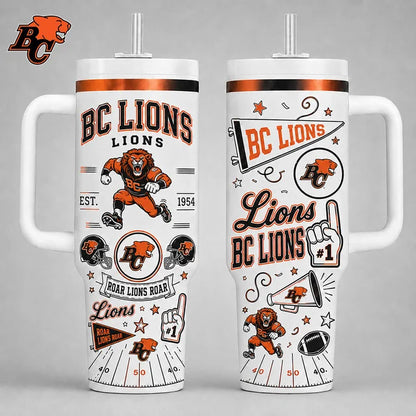 [FAN EXCLUSIVE] NEW CUSTOMIZED CFL05 BCL BC LIONS HALLOWEEN  40OZ TUMBLER