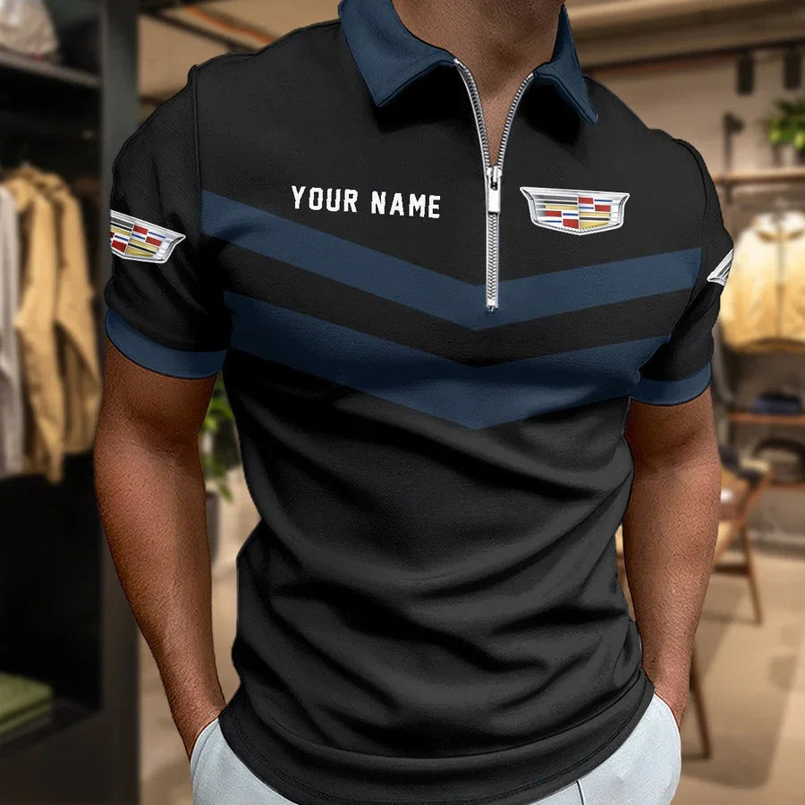 [FAN MUST-HAVE] NEW CUSTOMIZEDF105 CAD CADILLAC ZIP POLO SHIRT