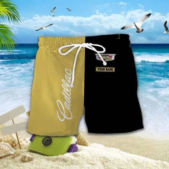 [FAN MUST-HAVE] NEW CUSTOMIZED F105 CAD CADILLAC UNISEX HAWAIIAN SHIRT & SHORTS SET