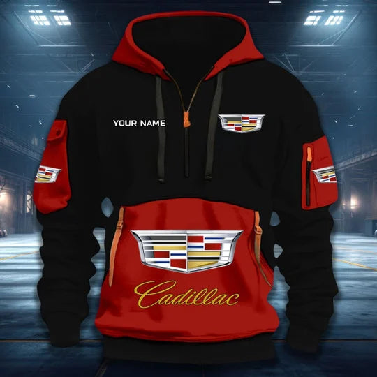 [FAN MUST-HAVE] NEW CUSTOMIZED F105 CAD CADILLAC QUARTER ZIP HOODIE