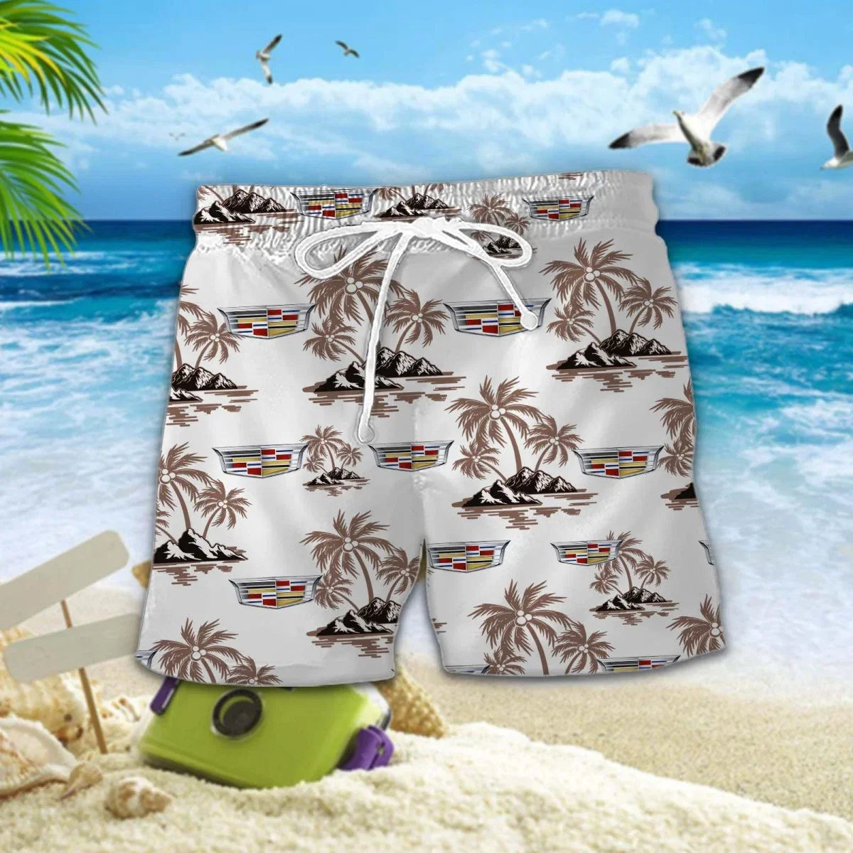[FAN MUST-HAVE] NEW CUSTOMIZED F105 CAD CADILLAC UNISEX HAWAIIAN SHIRT & SHORTS SET