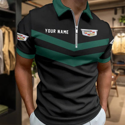 [FAN MUST-HAVE] NEW CUSTOMIZEDF105 CAD CADILLAC ZIP POLO SHIRT